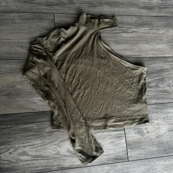 Garage One-Shoulder Ribbed Top - Picture 3 of 6